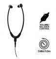 Meliconi Tv-headphones - Stethoscope Style Earphone, Stereo, Lead 5m